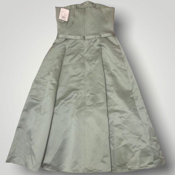 Michelangelo Strapless Green Dress - Picture 2 of 3